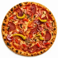 Pizza Țărănească Casa Hunico, vedere de sus